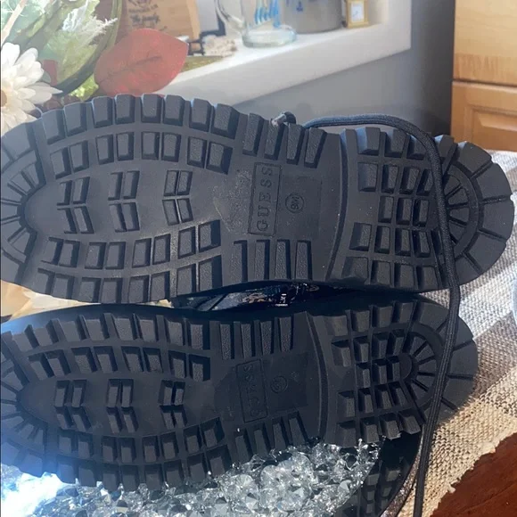 Guess Black and Tan Ankle Boots - Picture 5 of 11